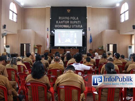 Infopublik Bupati Morowali Utara Hadiri Roadshow Daring Bersama Menko