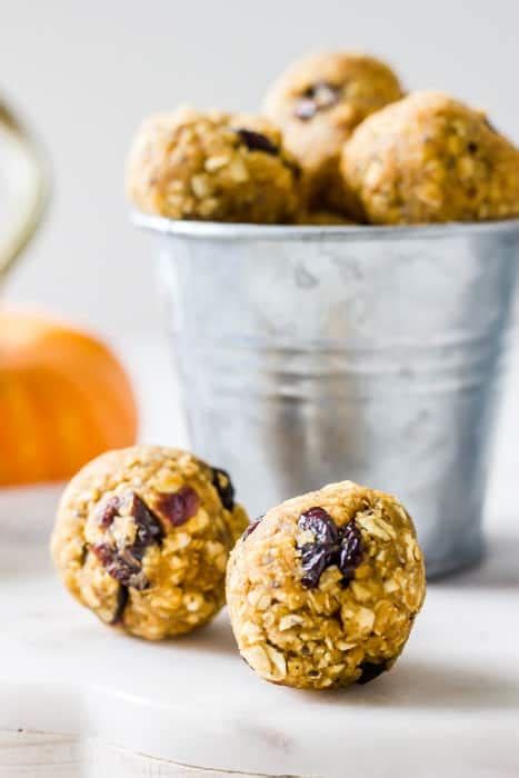 Pumpkin Cranberry Cheesecake Bites - Healthy Little Vittles