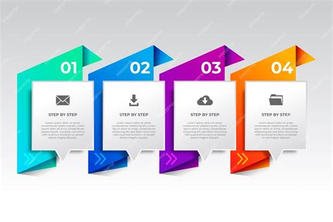 Free Vector | Infographic steps with icons