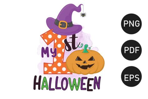 My 1st Halloween Sublimation Design Graphic By CraftHub Creative Fabrica