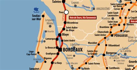 Bordeaux Par La Rive Droite Chemins De Compostelle En Touraine