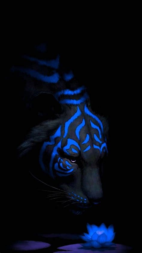 Tiger Blue By Sa3dmm B6 Mythical Creatures Art Big Cats Art Tiger