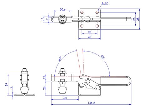 GH 201 C Horizontal Clamps Good Hand Providing High Quality Toggle