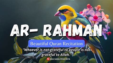 Surah Ar Rahman The Most Beneficent سورة الرحمن Heart touching