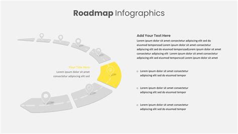 Infographics Power Point Template For Roadmap Slidekit