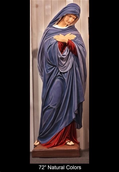 Mother Of Sorrows 72 Fiberglass Sorrowful Virgin Mary