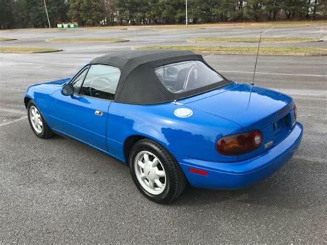 NO RESERVE 1992 Mazda Miata MX 5 Convertible Low Mileage Clean Title 5