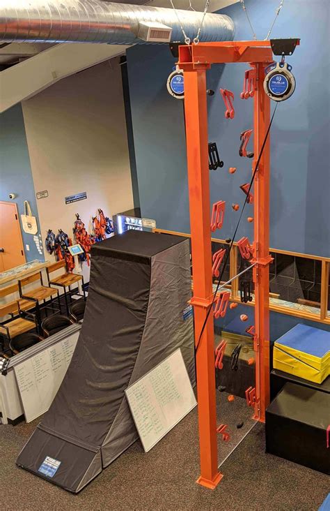 Ninja Warrior Climbing Rock Wall W Belay System Etsy