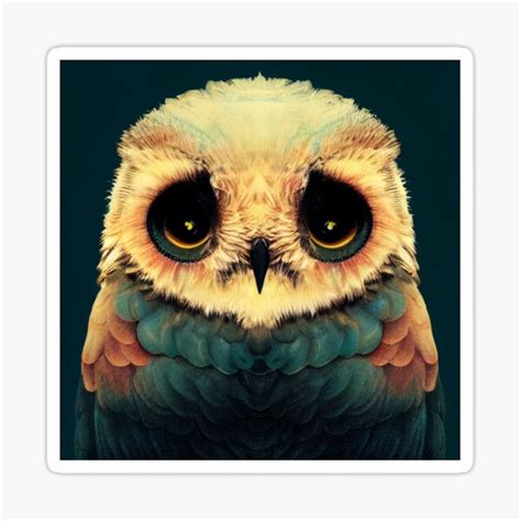 "sad-owl-2" Sticker for Sale by Kirollos9 | Redbubble