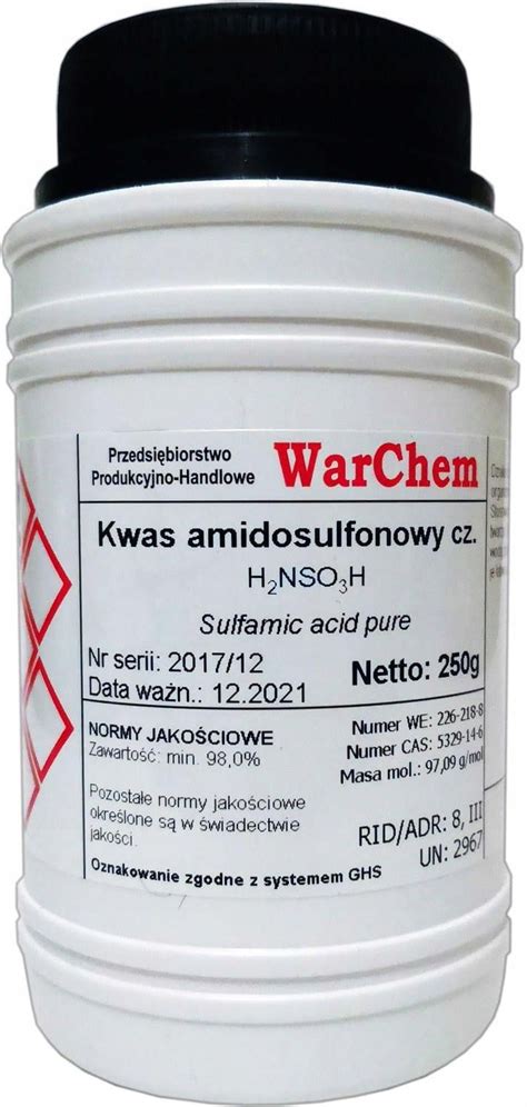 Drobne Akcesoria Medyczne Warchem Kwas Amidosulfonowy Czysty 250G