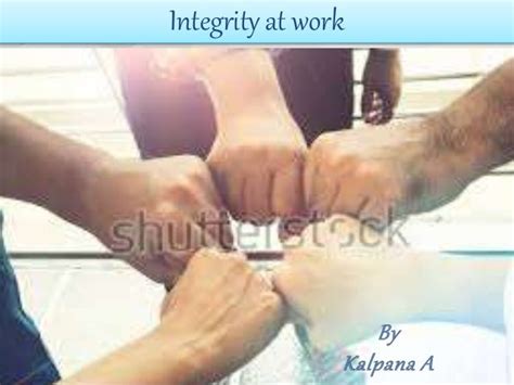 Integrity at work