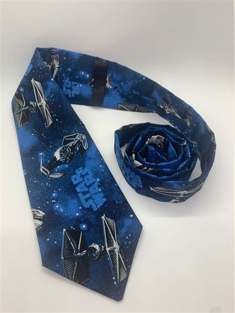 Novelty Necktie Mens Novelty Tie Tie Made With Star Wars Etsy