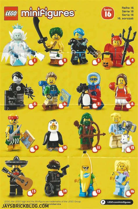 Review: LEGO Minifigures Series 16 – Jay's Brick Blog