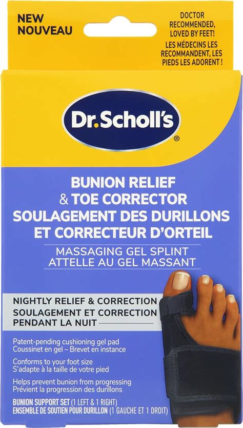 Dr Scholl S Bunion Relief Toe Corrector Massaging Gel Bunion