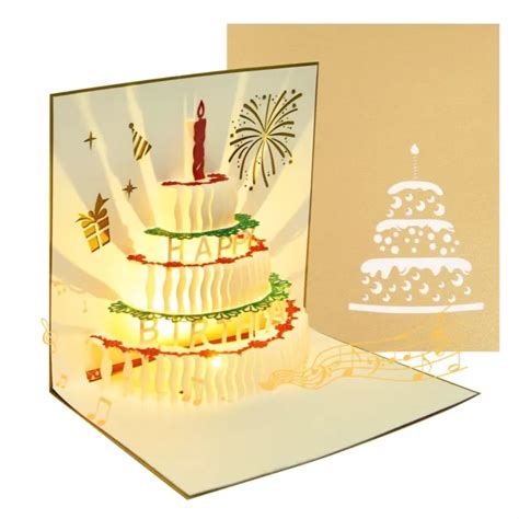 OFFCUP BIGLIETTO DI Auguri Pop Up 3D Biglietti D Auguri Compleanno Big