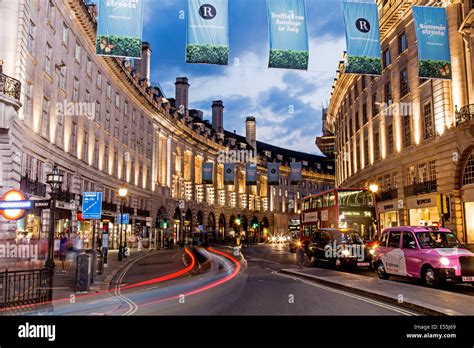 Regent Street Night London UK Stock Photo: 72038801 - Alamy