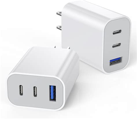 Amazon W Usb C Charger Cube Bundle With W Usb C Charger