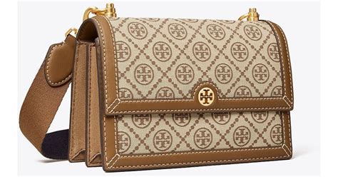 Tory Burch Small T Monogram Shoulder Bag Lyst