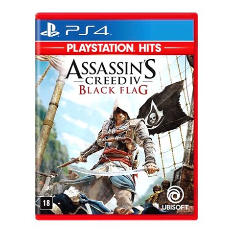 Jogo Assassins Creed Iv Black Flag Ps4 Físico Lacrado Escorrega o Preço