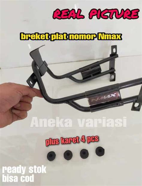 Breket Nmax Old Nmax New 2020 Dudukan Plat Nomor Nmax Free 4 Baut Dan