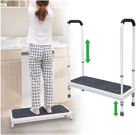 Step Stool With Handle For Elderly Medical Step Stools Seniors Handicap