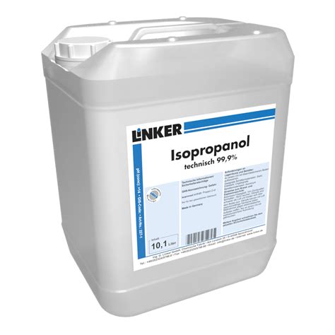 Linker Isopropanol Propanol Isopropylalkohol Liter