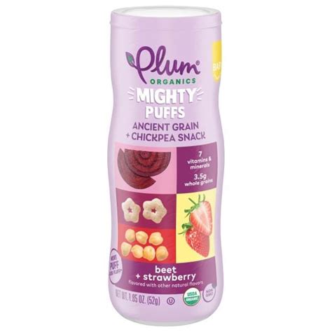 Plum Organics Mighty Puffs Mighty Puffs Beet Strawberry Oz