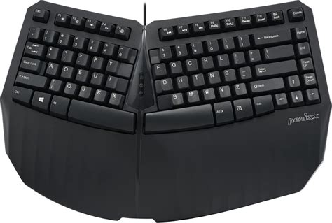 Perixx PERIBOARD 413B DV teclado compacto ergonómico con cable USB 15