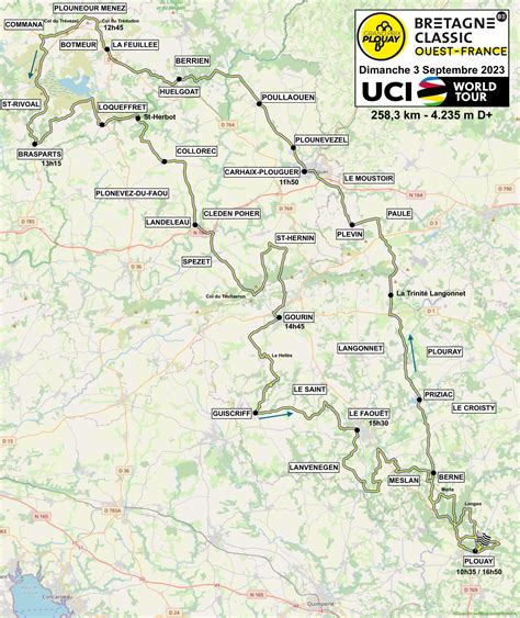 Le Parcours Et Les Favoris De La Bretagne Classic Velo