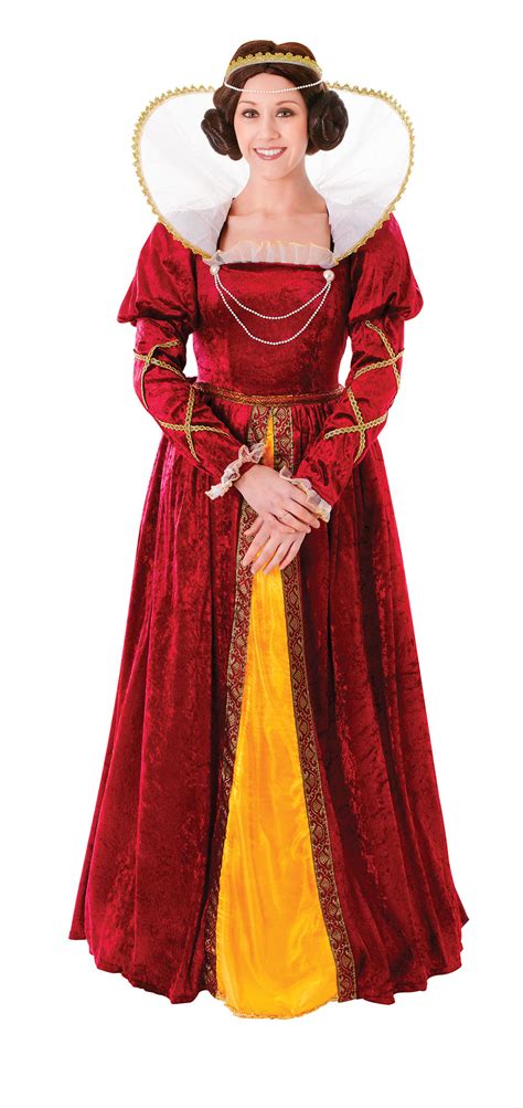 Queen Elizabeth Costume Medieval Historic Pageant Party