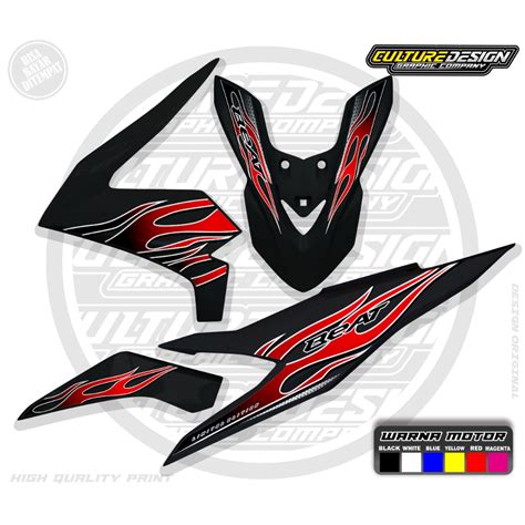 Jual Striping Transparan Beat Deluxe Shopee Indonesia