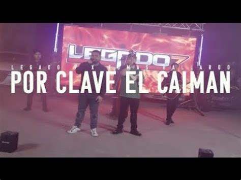 Legado X Tomas Ballardo Por Clave El Caiman Official Video Youtube