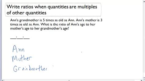 Writing Ratios Of Three Or More Quantities Example 2 Video Arithmetic Ck 12 Foundation