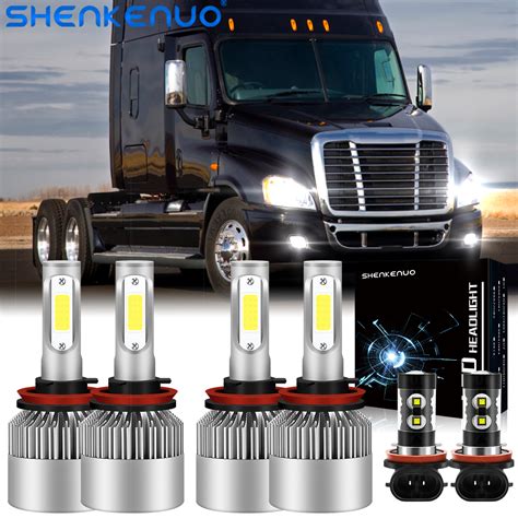 For Freightliner Cascadia 2008 2017 Led Headlight Bulbs Hilo Beamfog