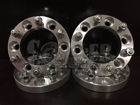 4 X Wheel Spacers 1 Thick Hub Adapter 6x55 6 Lug Bolt Pickup Gmc