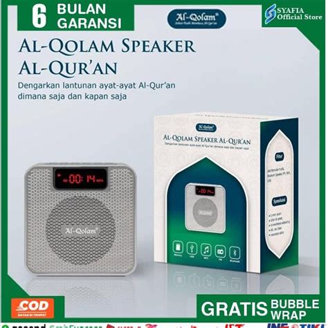 Jual Speaker Alquran Quran Murottal Murotal Hafizh Juz Al Qolam