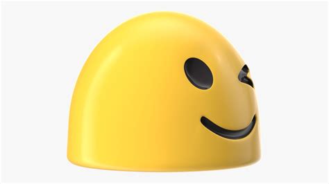 Winking Face Android Emoji D Model Fbx Max Ma Lxo Obj Ds