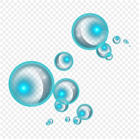 Burbujas De Agua Transparente PNG dibujos Líquido Reflexión Vector