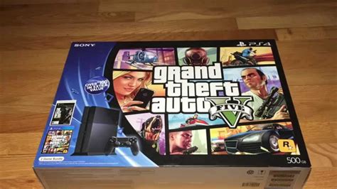 Ps4 Gta 5 Bundle Unboxing Youtube