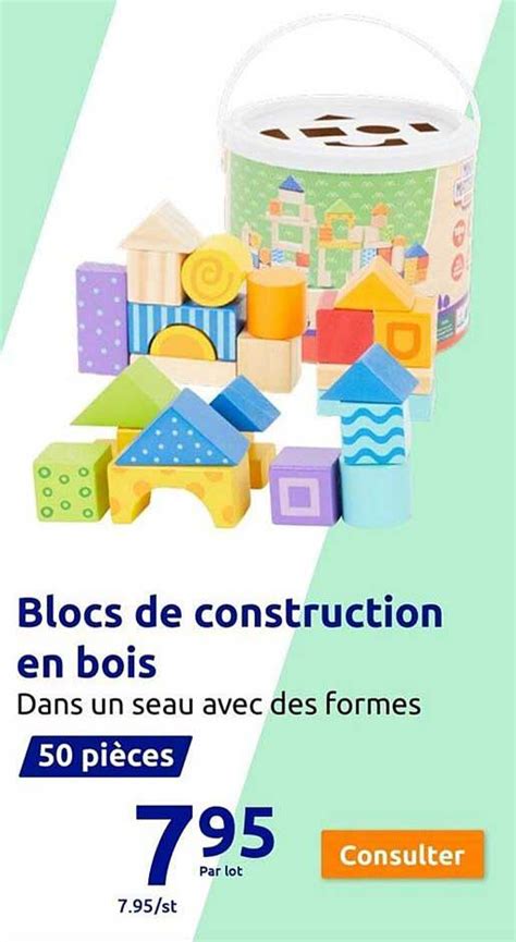 Promo Blocs De Construction En Bois Chez Action ICatalogue Fr