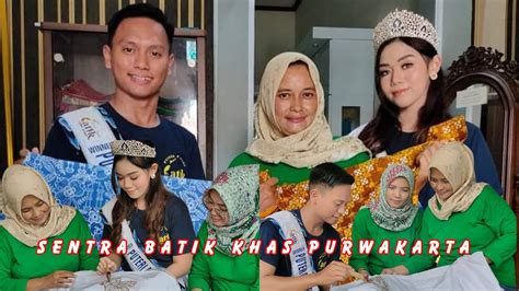 Pertama Di Purwakarta Putra Putri Batik Jawa Barat Kunjungi Sentra