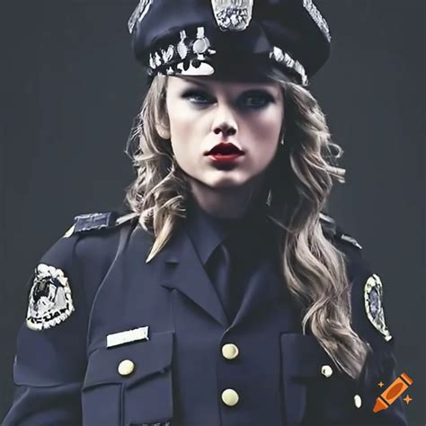 Taylor Swift Dressed As A Police Officer On Craiyon