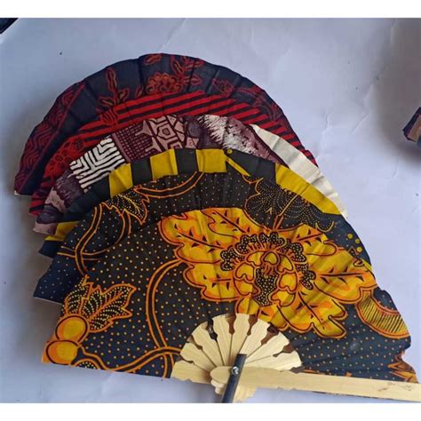 Jual Souvenir Pernikahan Kipas Batik Mini Jari Jari Pcs