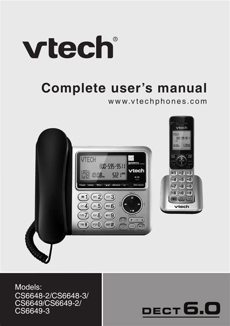 Vtech Cs6649 2 3 Manual User Manual 87 Pages Original Mode