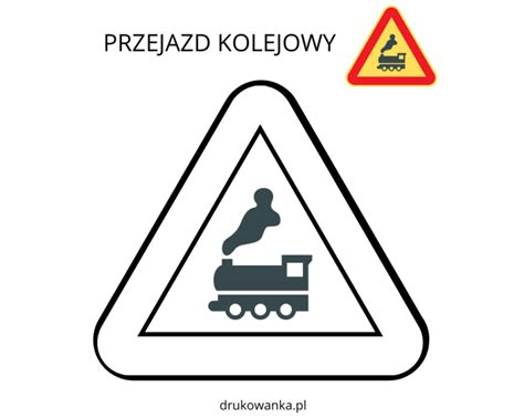 Kolorowanka Znak Przejazd Kolejowy Do Druku Baza Malowanek Images And