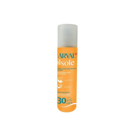 Arval Ilsole Latte Spray Protettivo Corpo SPF 30 200 Ml