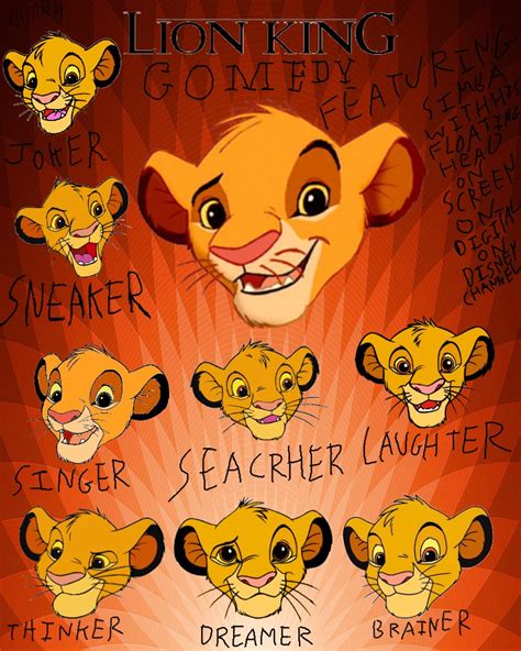 Lion King Comedy with Simba poster by islanderfan91 on DeviantArt