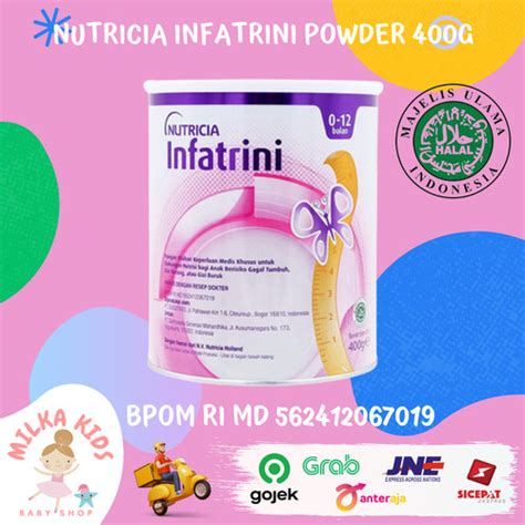 Jual Nutricia Infatrini Powder Gr Gr Susu Infatrini