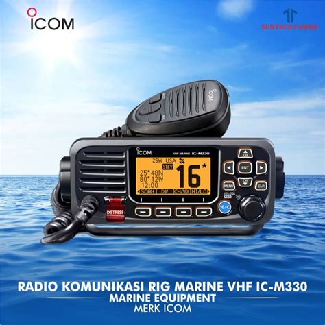 Jual Radio Komunikasi HT Merk ICOM IC M330 VHF Marine Transceiver