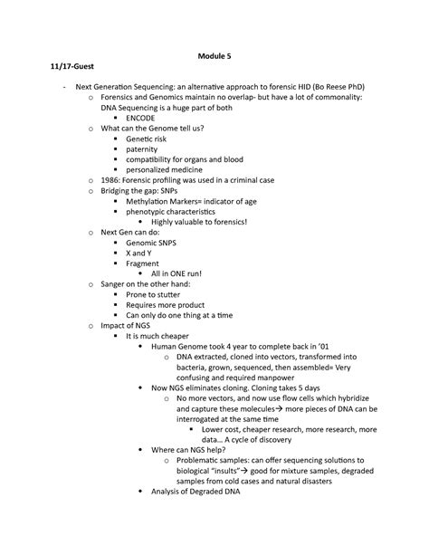 Module 5 Spurling 2021 Fall 2021 Lecture Notes MCB 4416 UConn Studocu